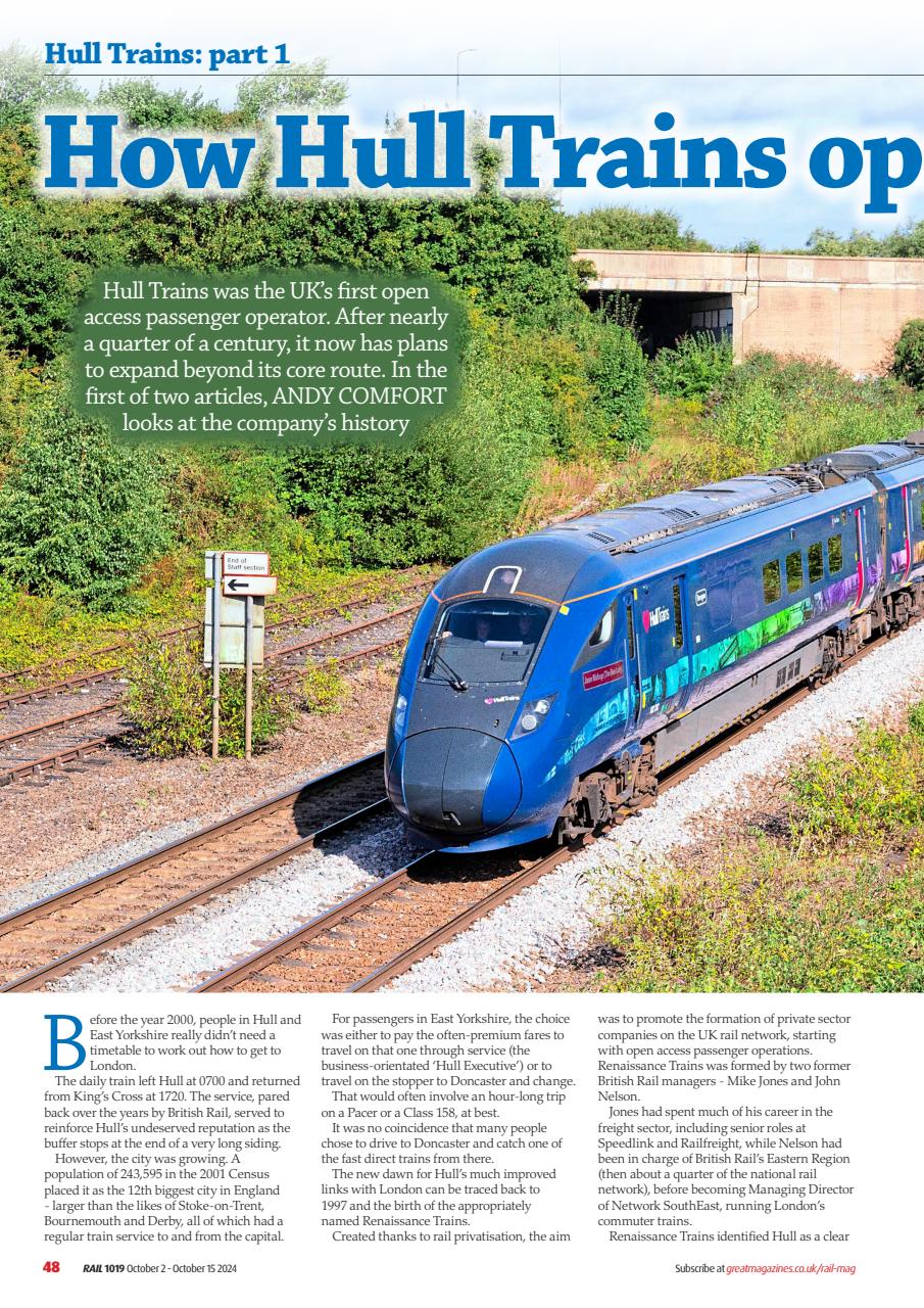 Rail Preview Pages