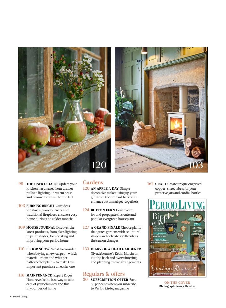Period Living Magazine Preview Pages