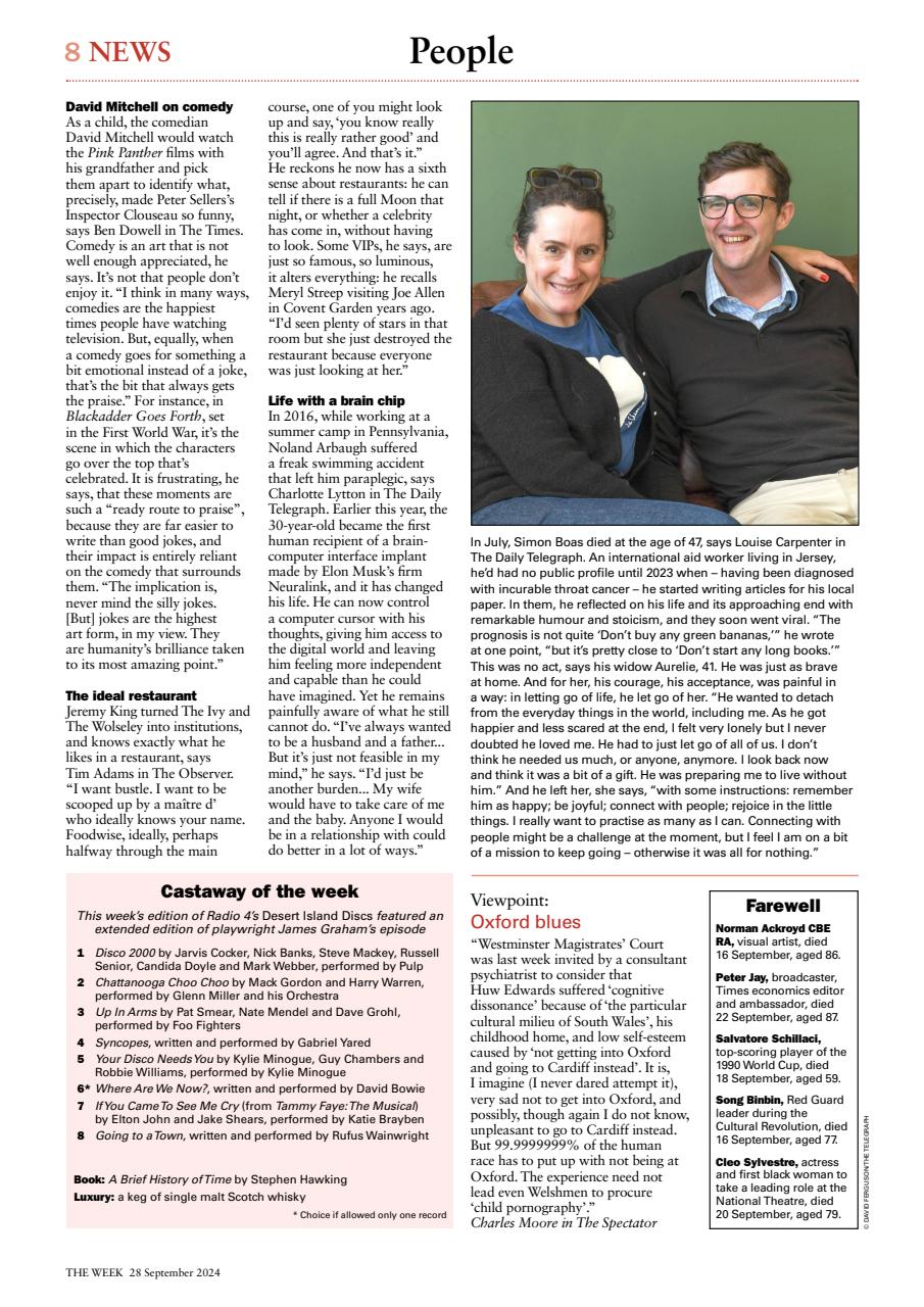 The Week Preview Pages