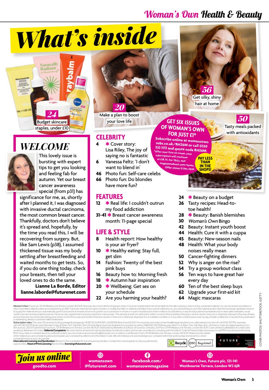 Woman's Own Lifestyle Special Preview Pages