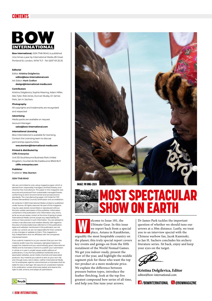 Bow International Preview Pages