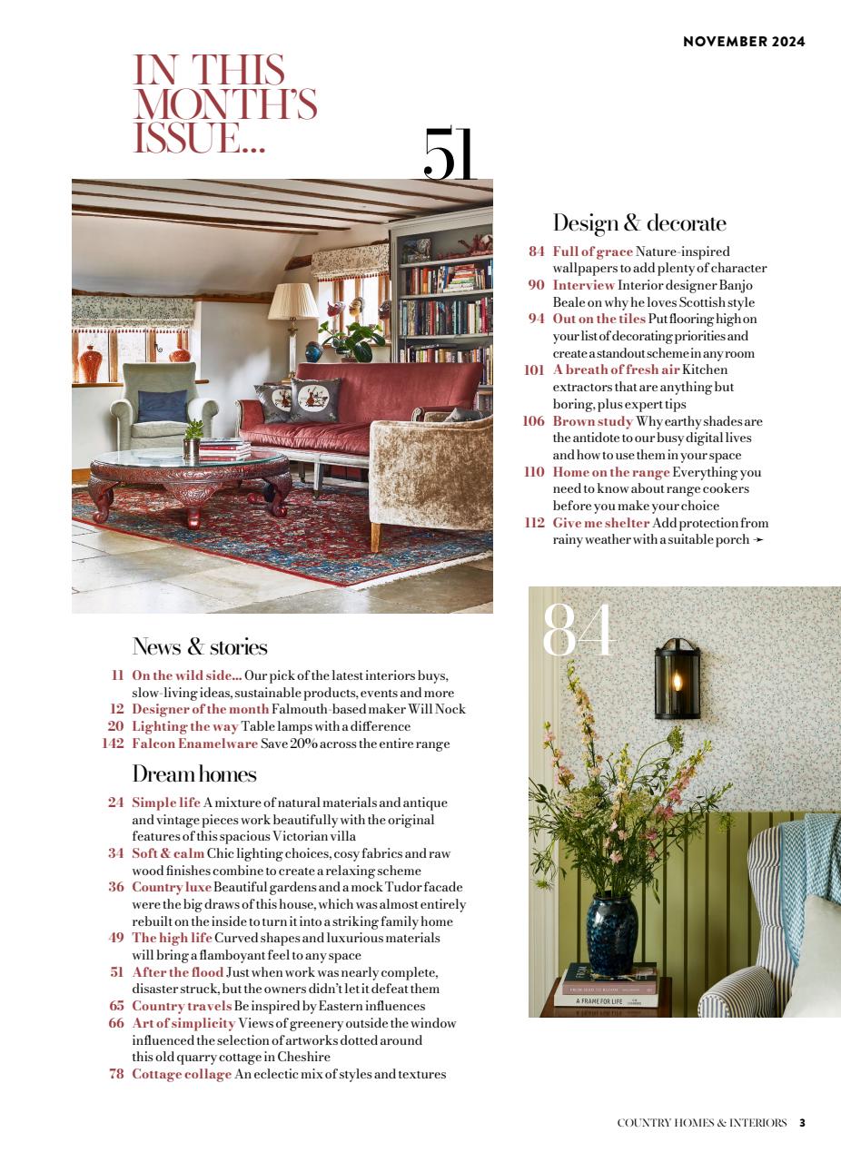 Country Homes & Interiors Preview Pages