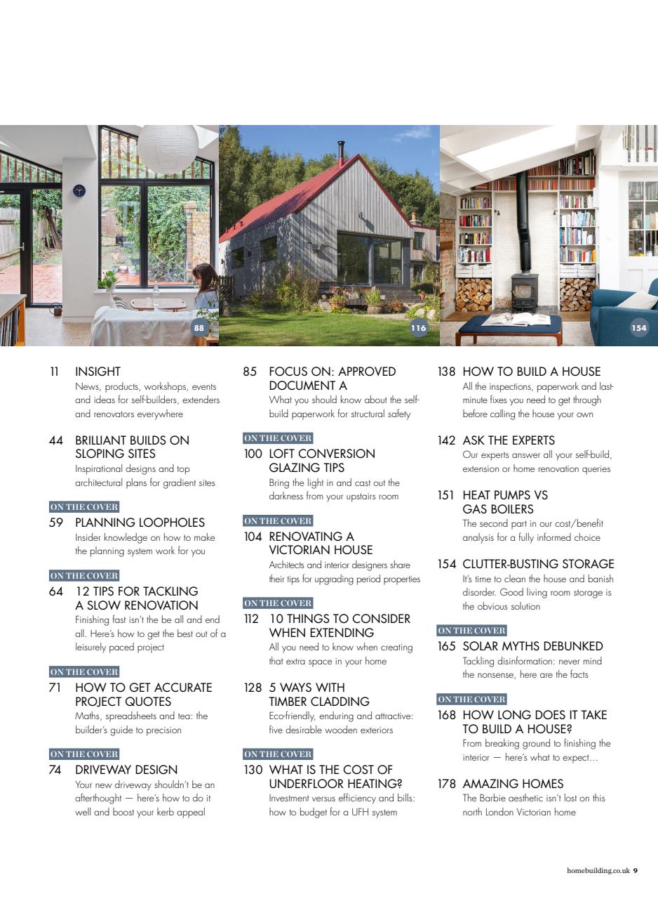 Homebuilding & Renovating Magazine Preview Pages