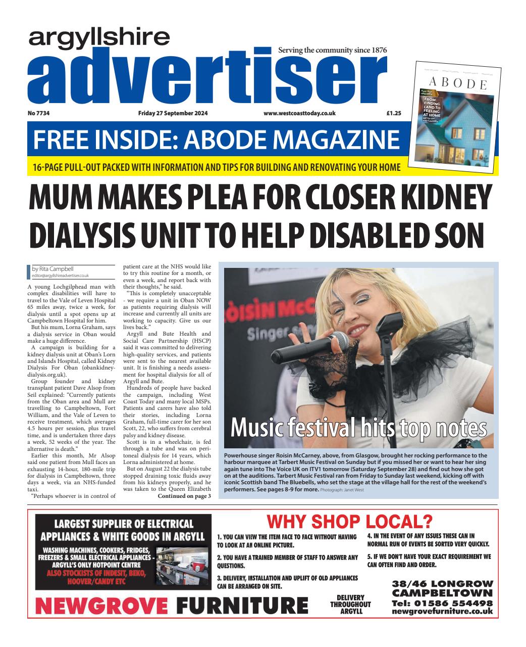 Argyllshire Advertiser Preview Pages