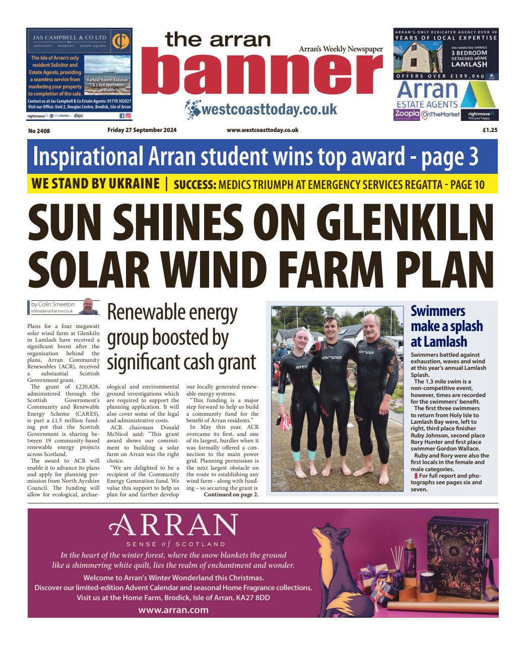 Arran Banner Preview Pages