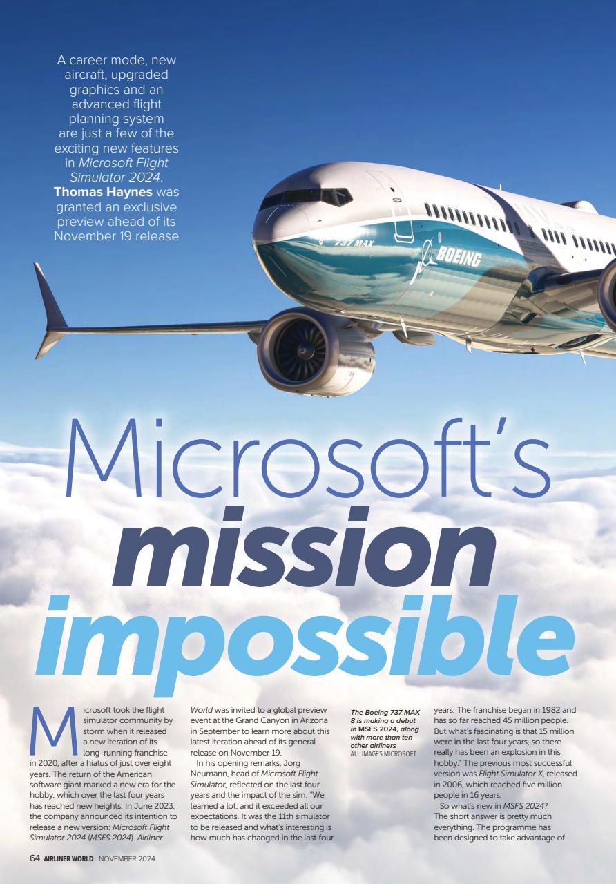 Airliner World Preview Pages