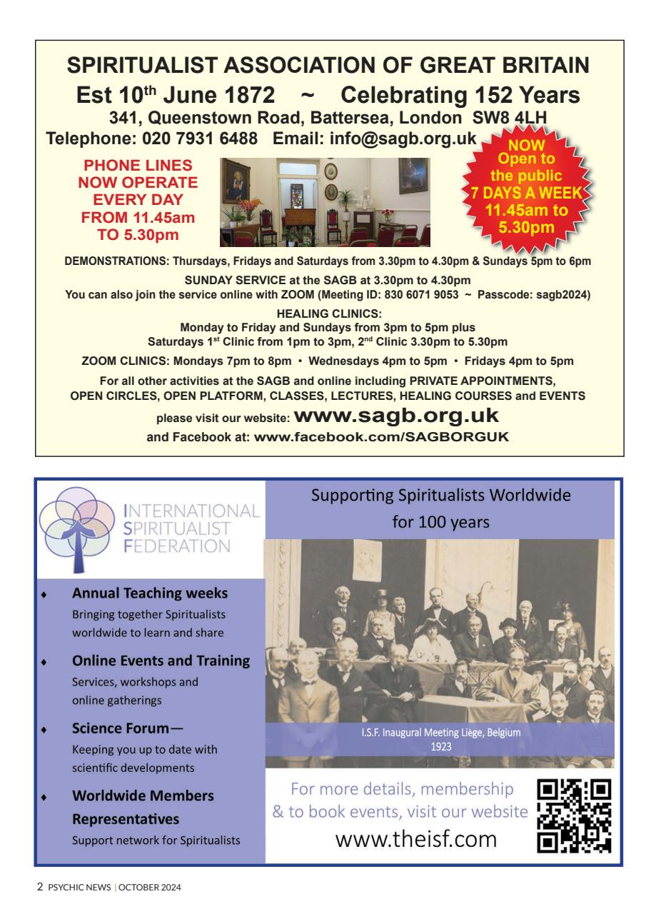 Psychic News Preview Pages