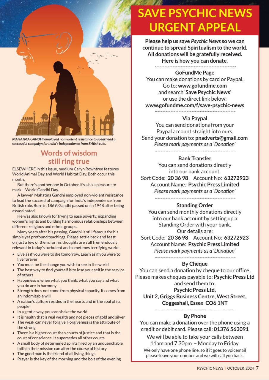 Psychic News Preview Pages