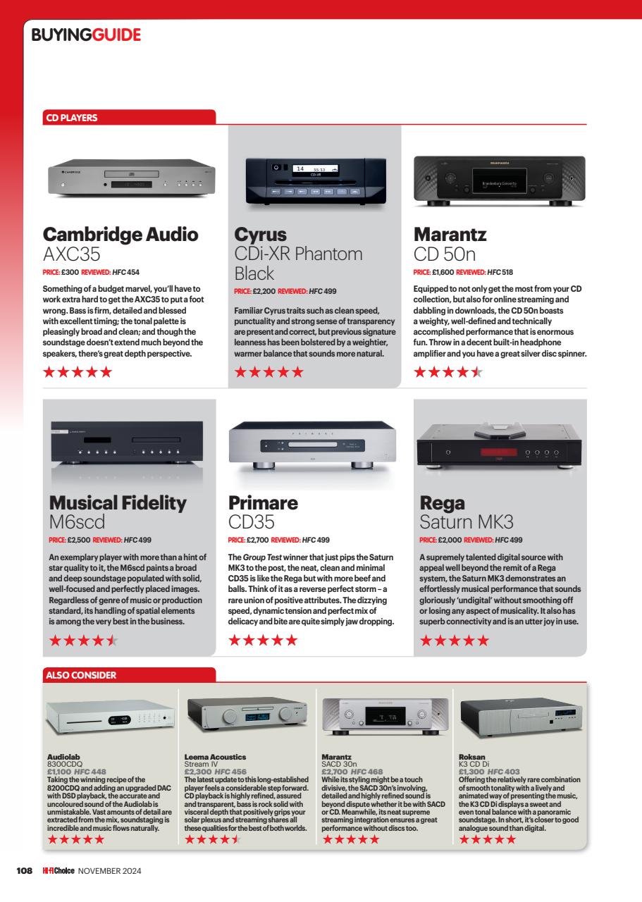 Hi-Fi Choice Preview Pages