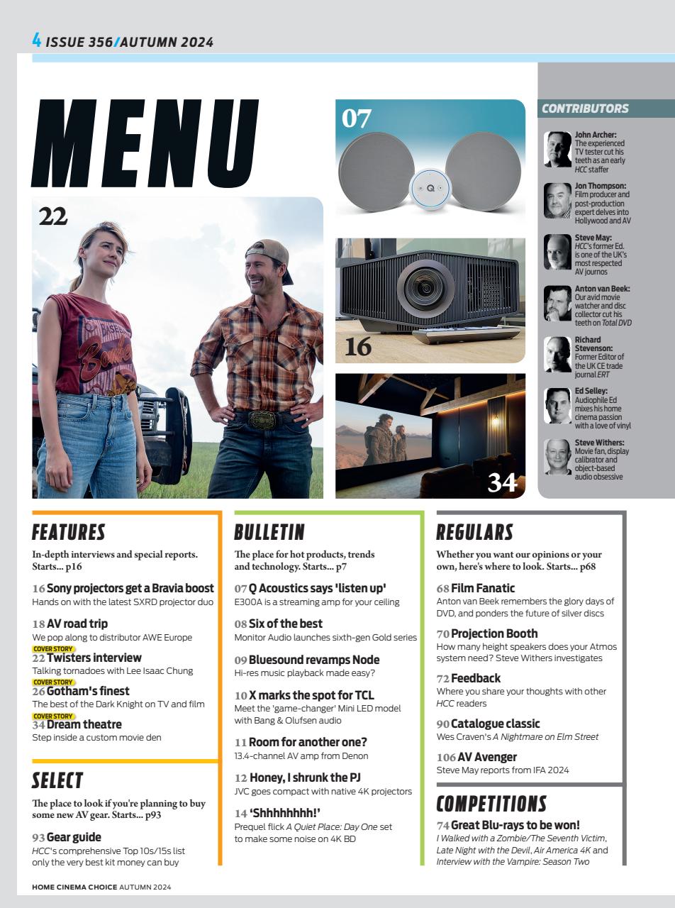 Home Cinema Choice Preview Pages