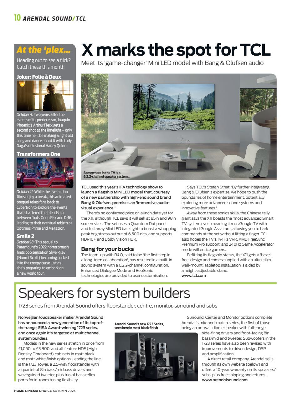 Home Cinema Choice Preview Pages