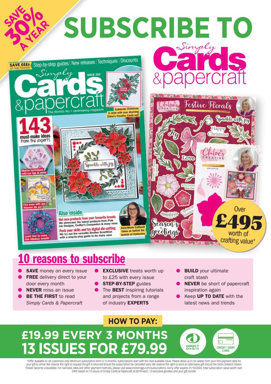 Simply Cards & Papercraft Preview Pages