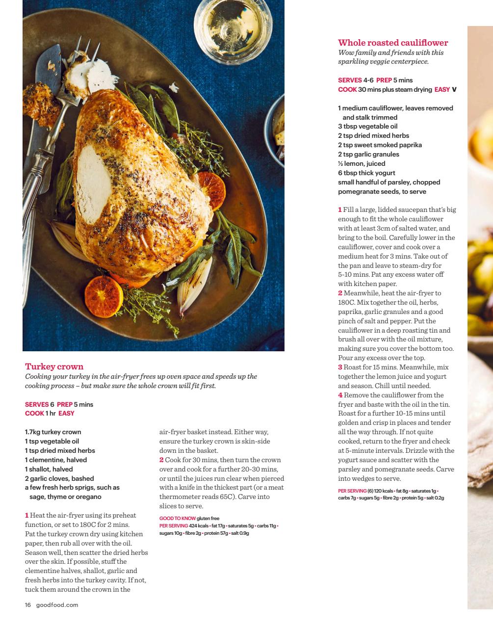 Good Food Magazine Preview Pages