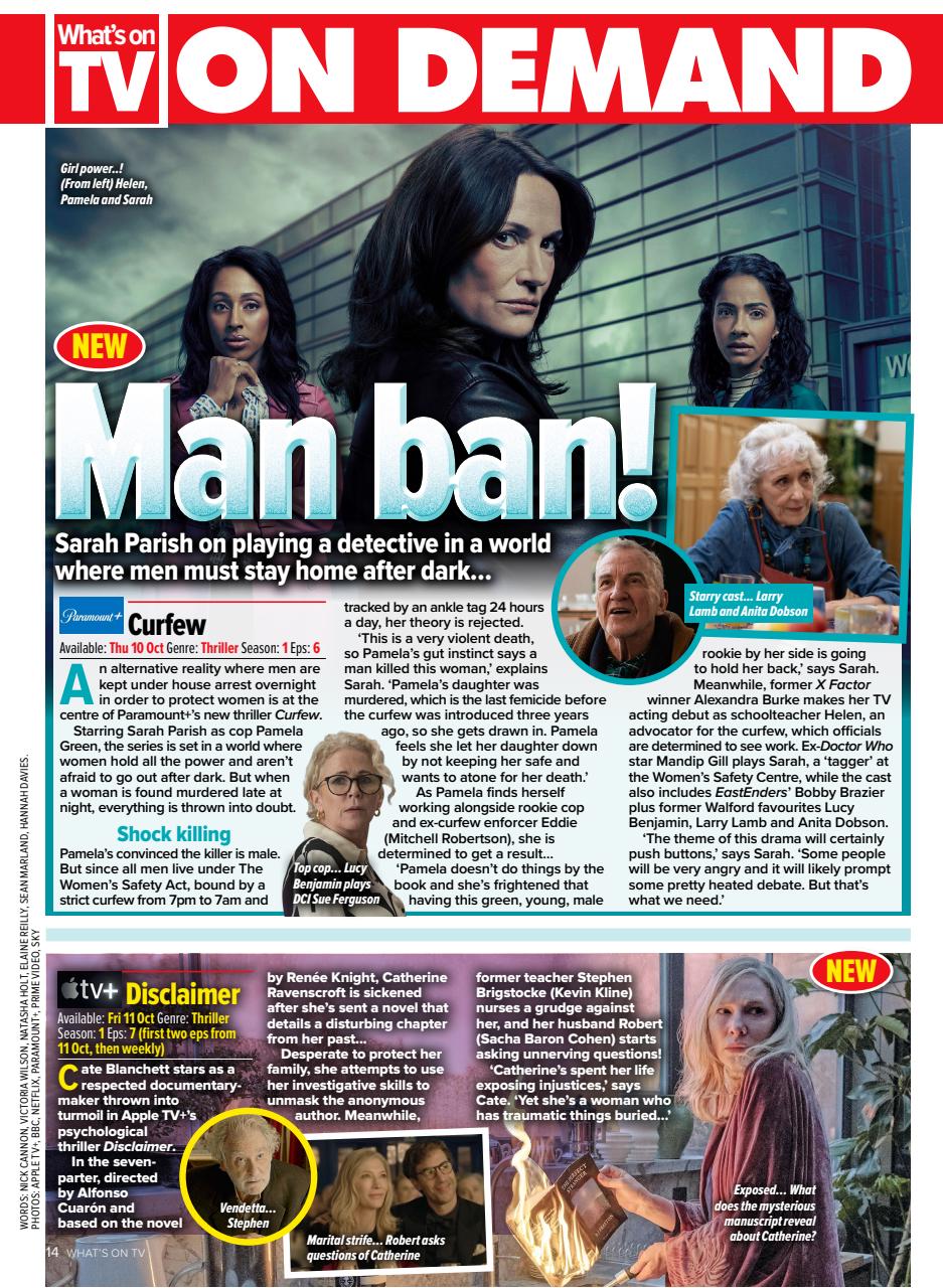 What's on TV Preview Pages