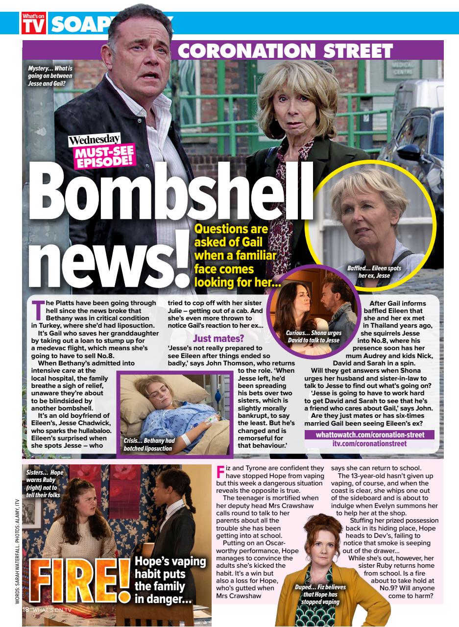 What's on TV Preview Pages