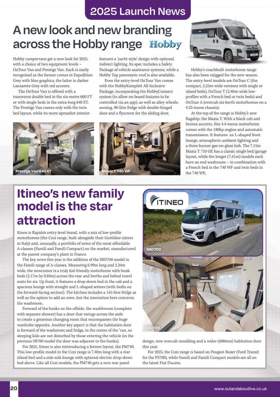 Campervan Preview Pages