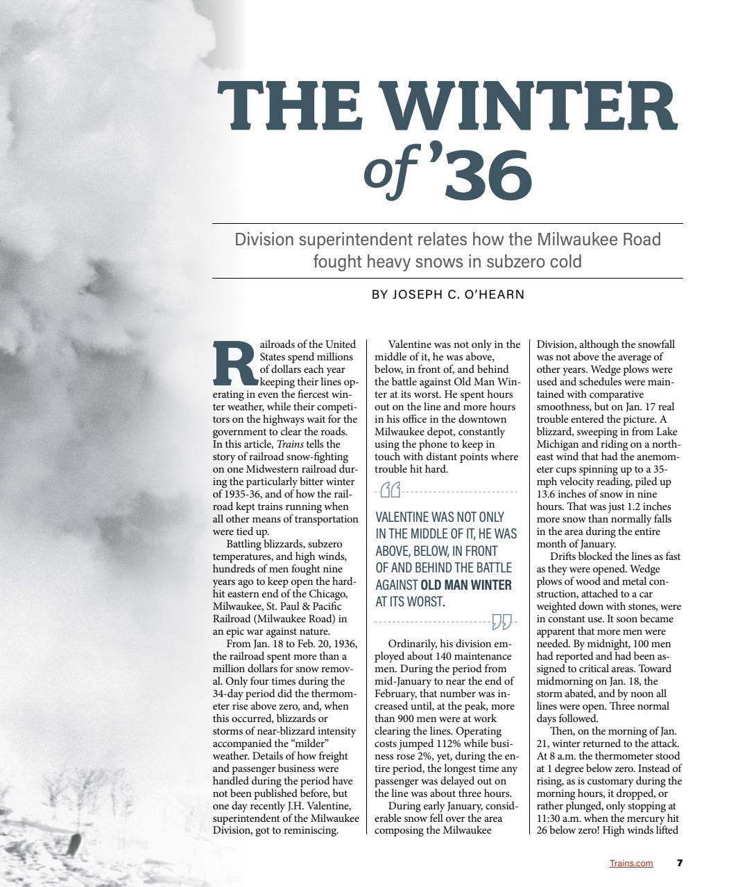 Classic Trains Preview Pages