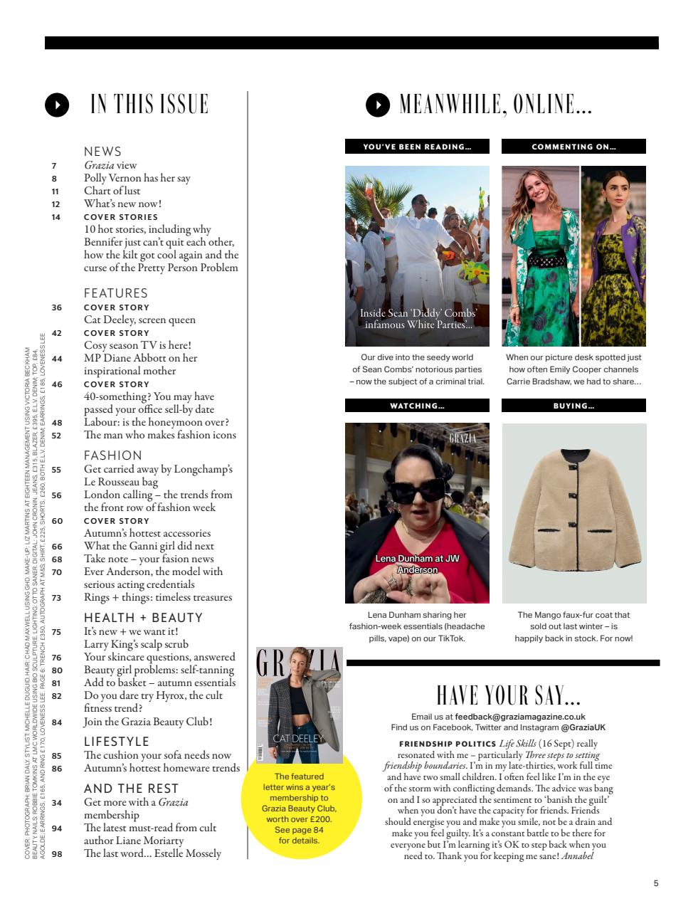 Grazia Preview Pages