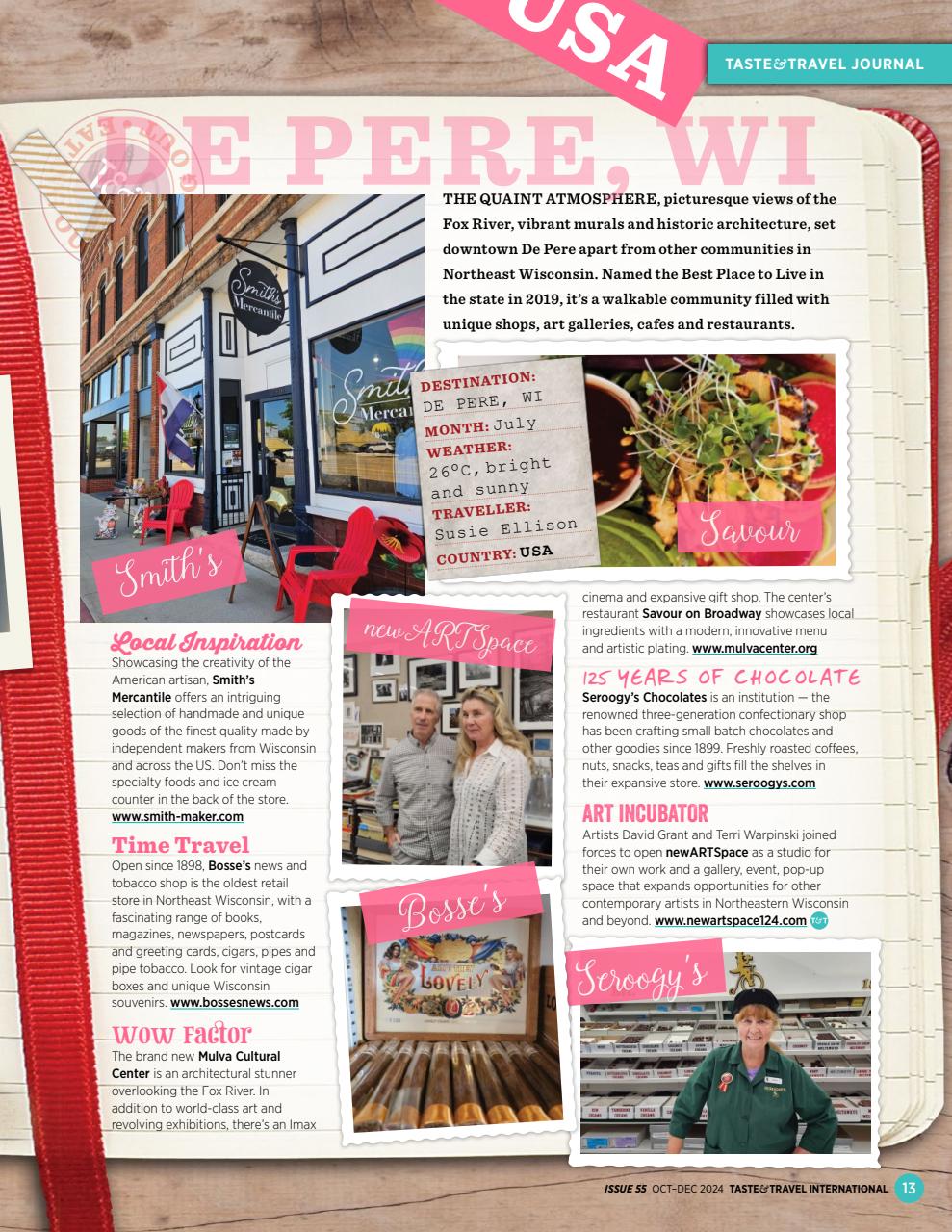 Taste & Travel International Preview Pages