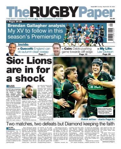 The Rugby Paper issue 29th September 2024