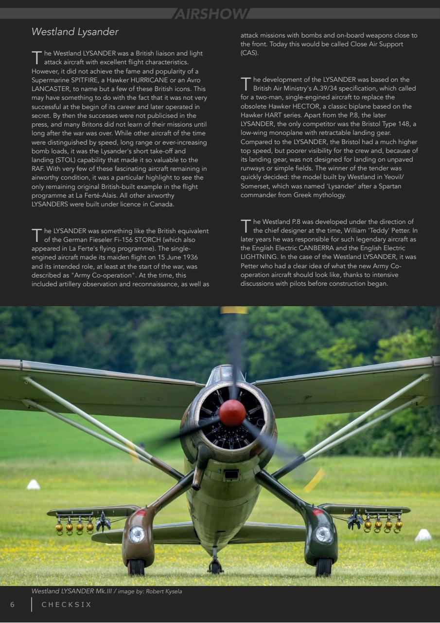 CHECKSIX - The Military Aviation Journal Preview Pages