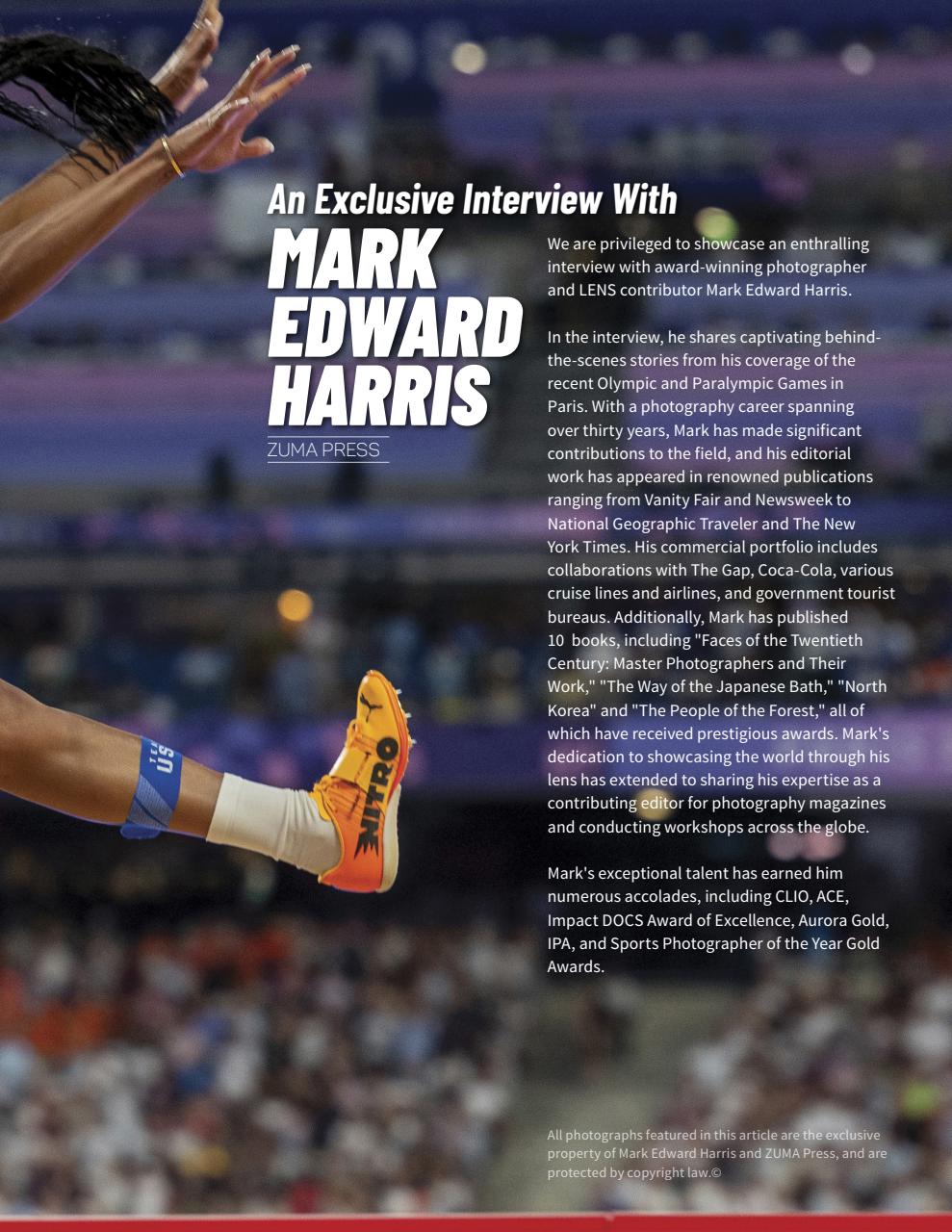 Lens Magazine Preview Pages