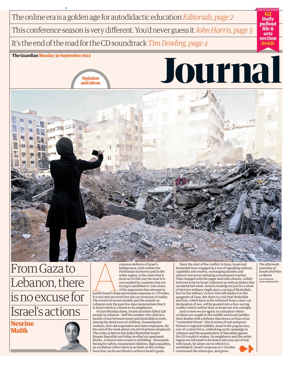 The Guardian Newspaper Preview Pages