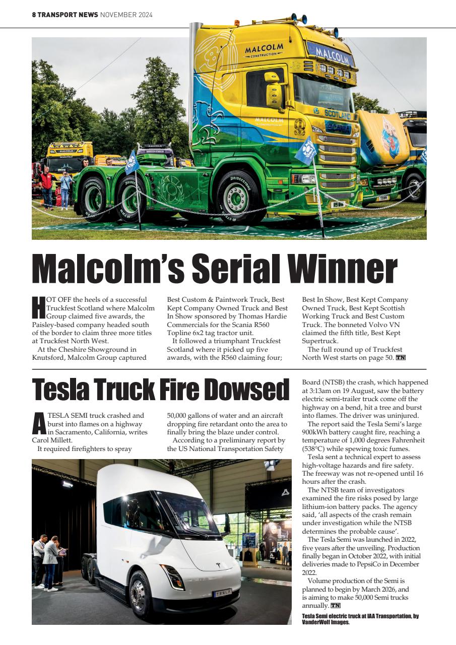 Transport News Preview Pages