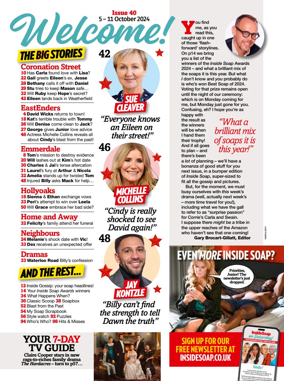 Inside Soap Preview Pages