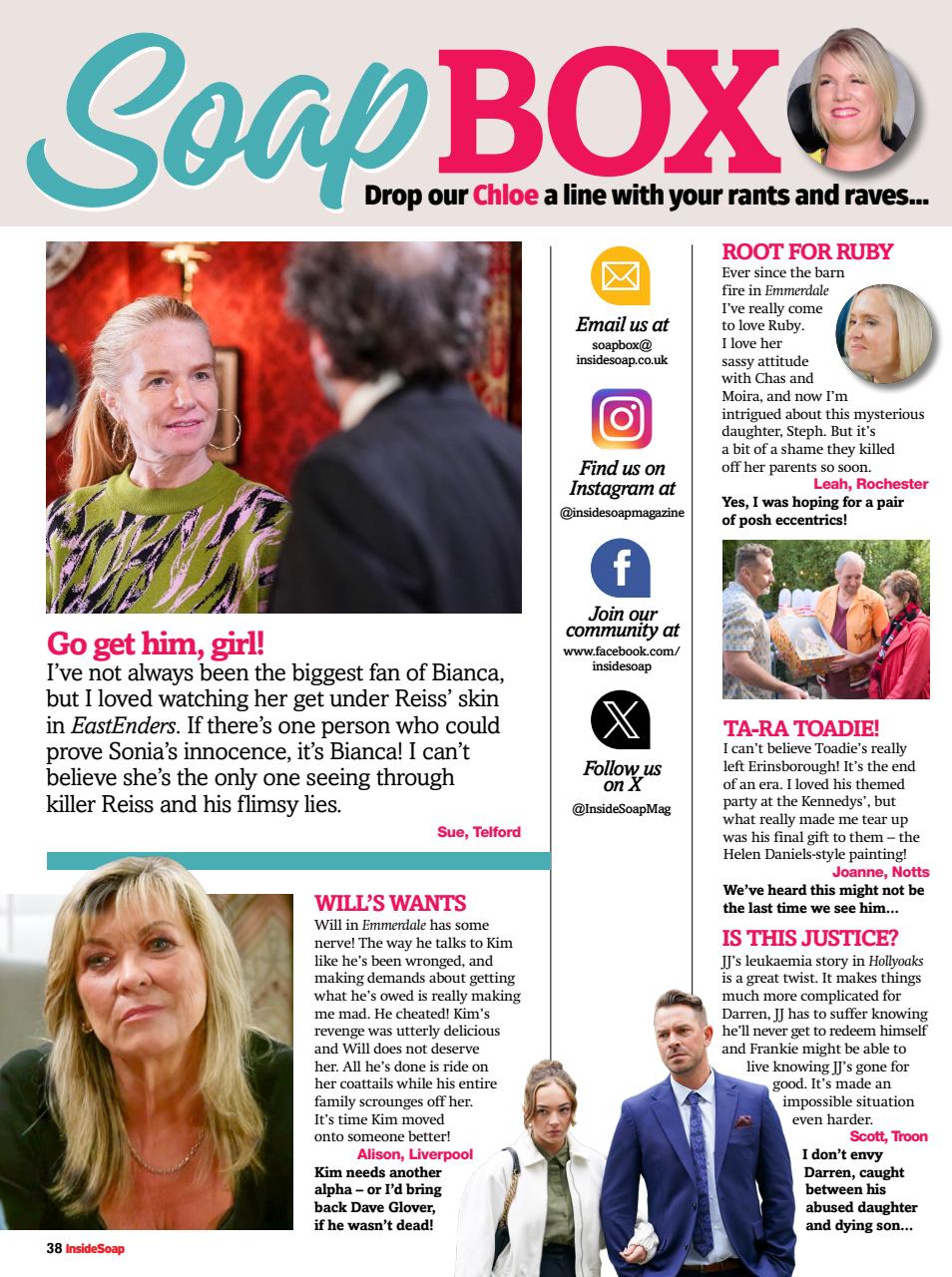 Inside Soap Preview Pages