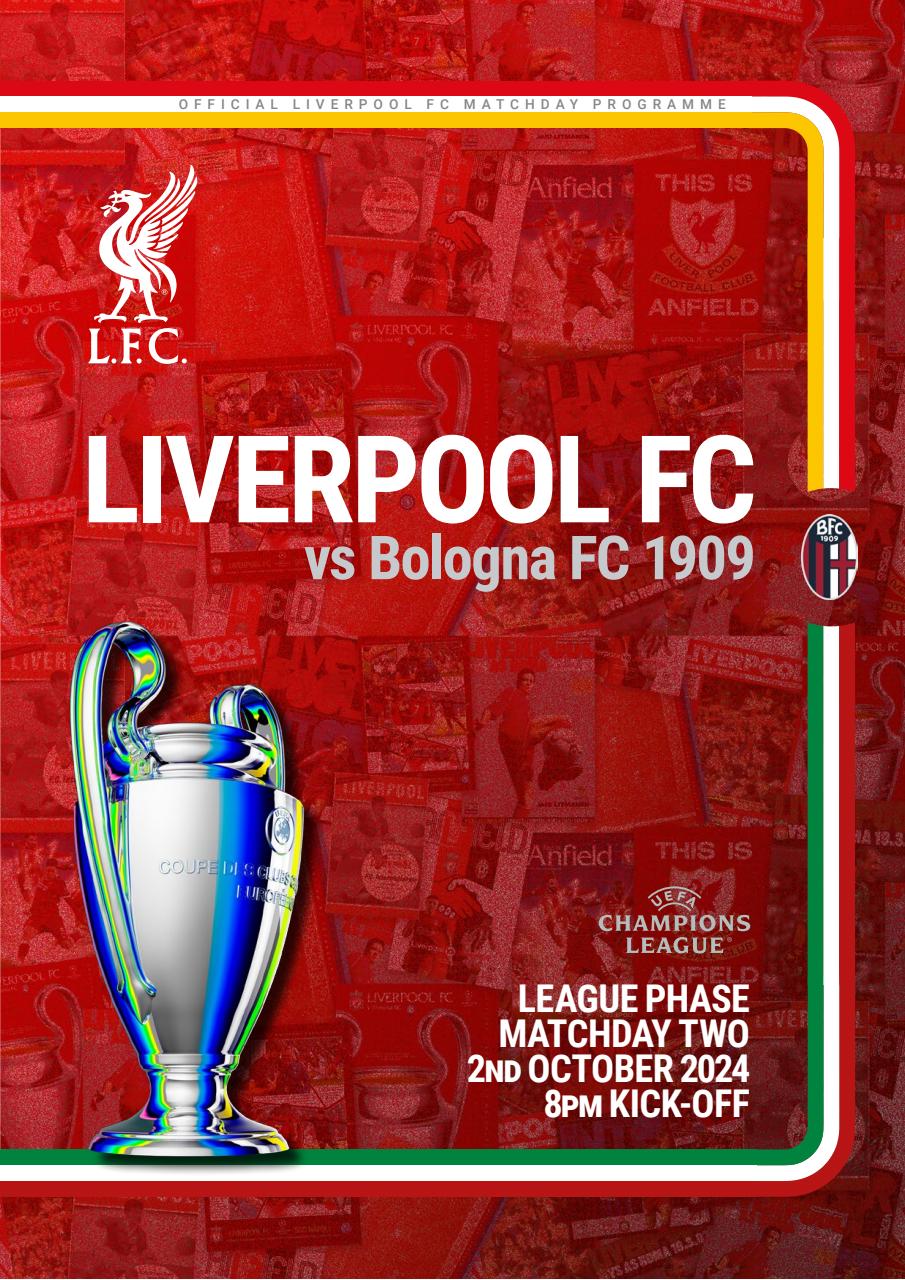 Liverpool FC Programmes Preview Pages