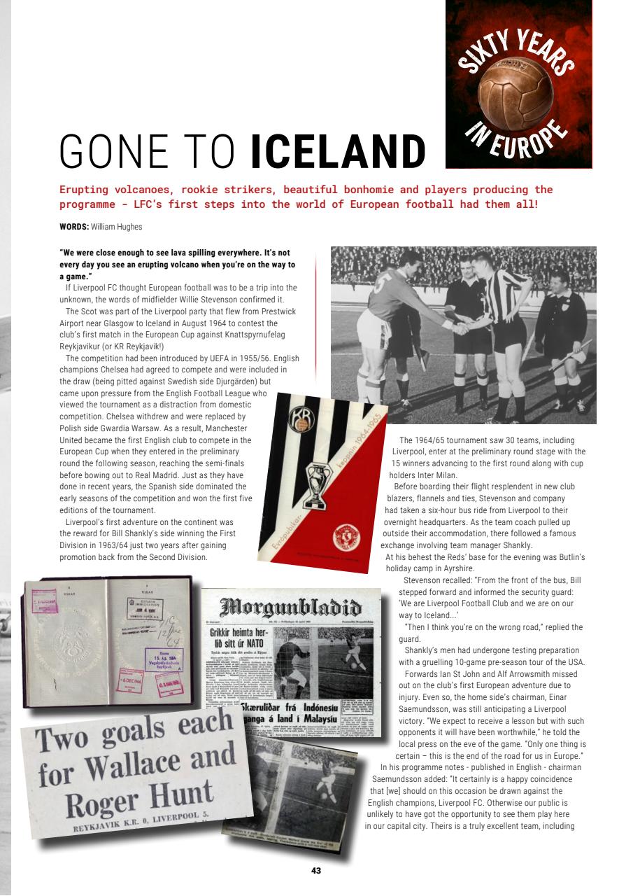 Liverpool FC Programmes Preview Pages