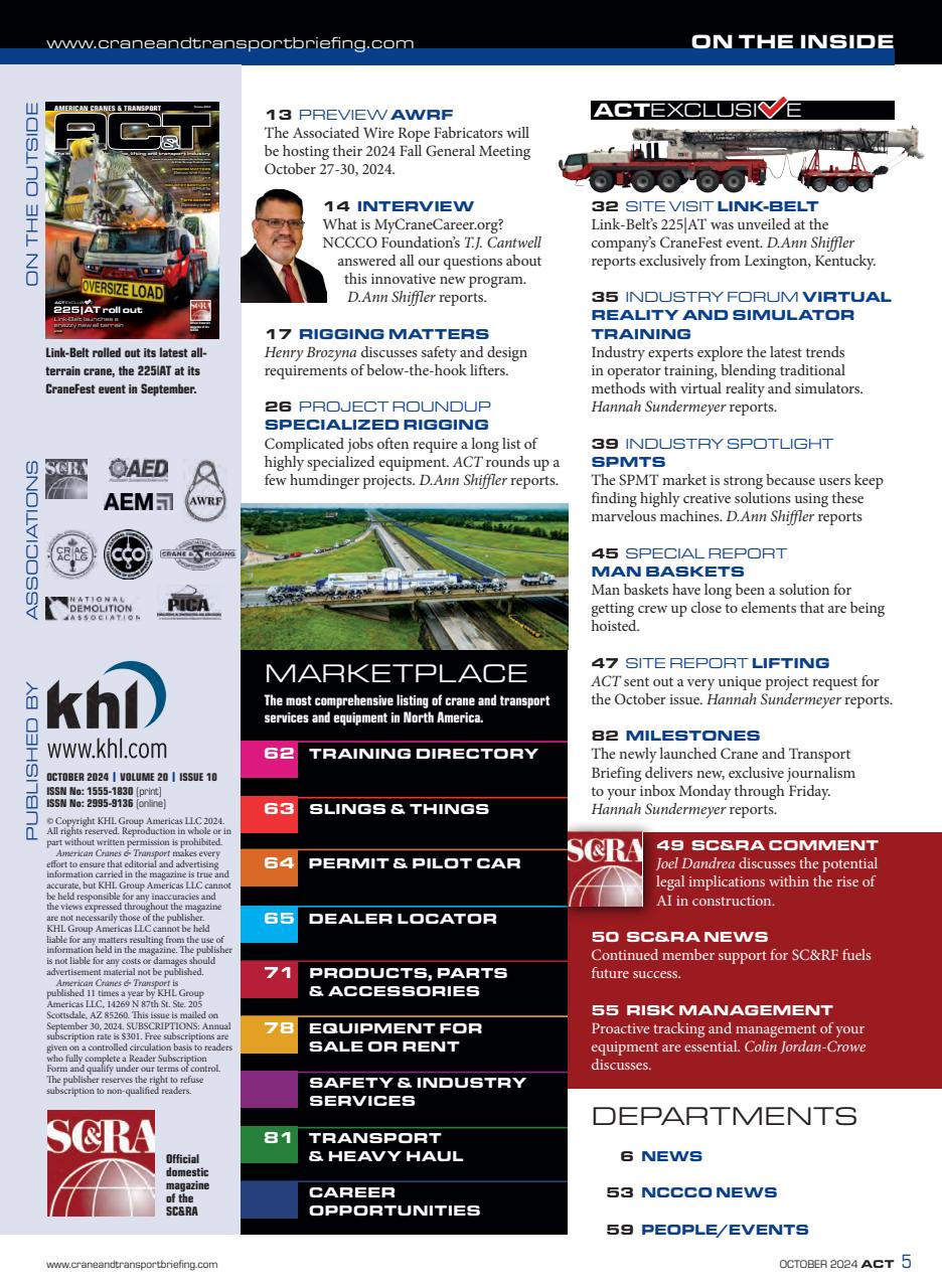 American Cranes & Transport Preview Pages