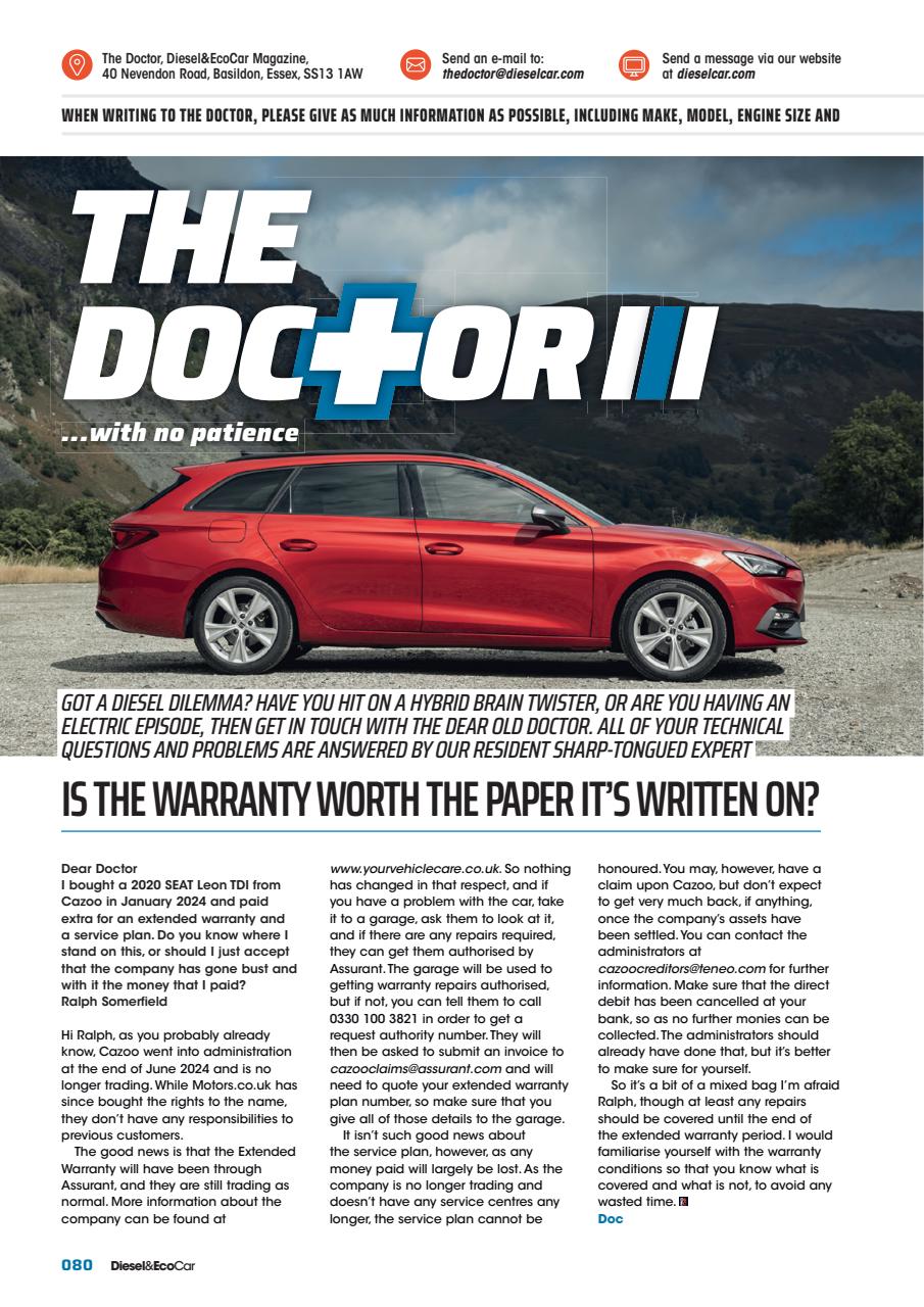 Diesel&EcoCar Magazine Preview Pages