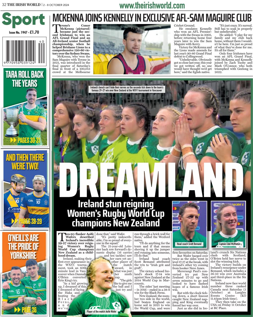 Irish World Preview Pages