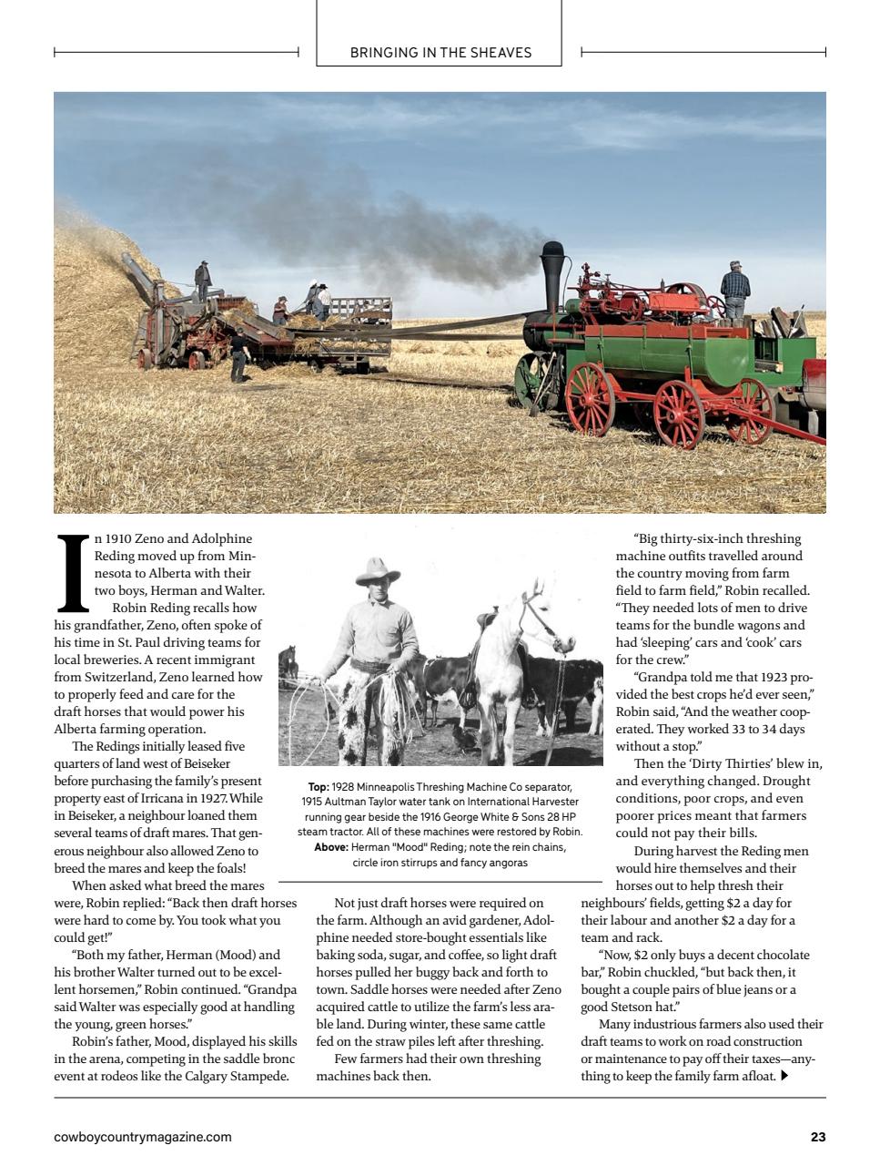 Canadian Cowboy Country Preview Pages