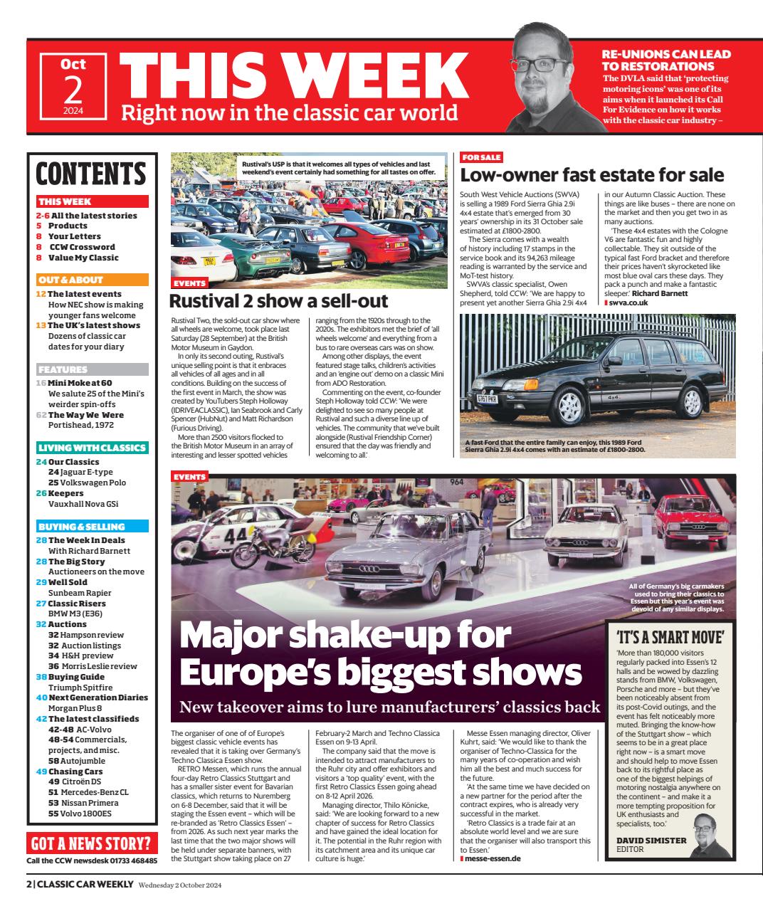 Classic Car Weekly Preview Pages