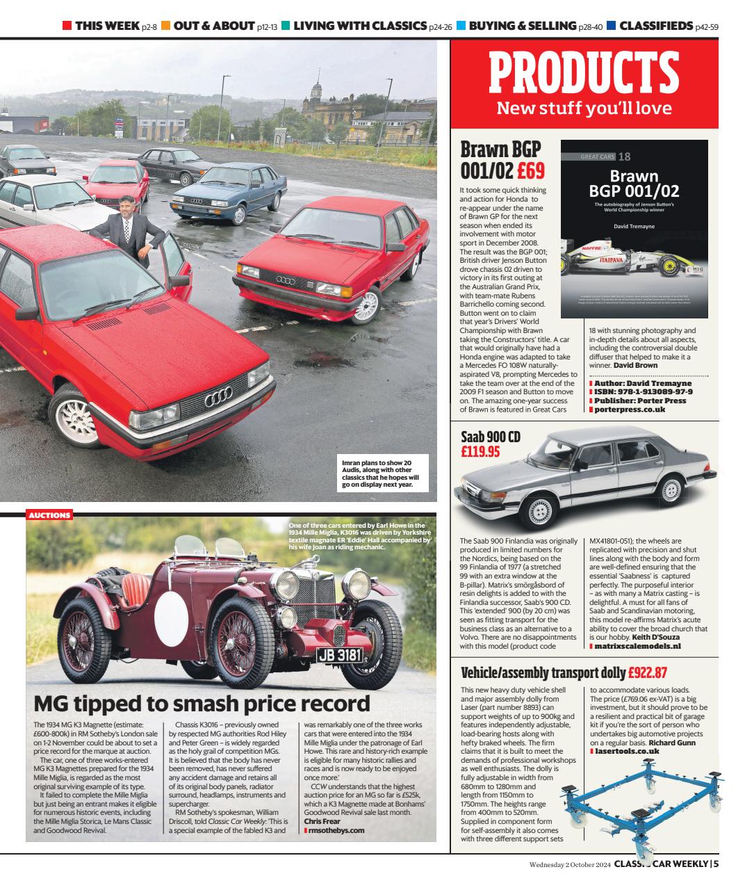 Classic Car Weekly Preview Pages