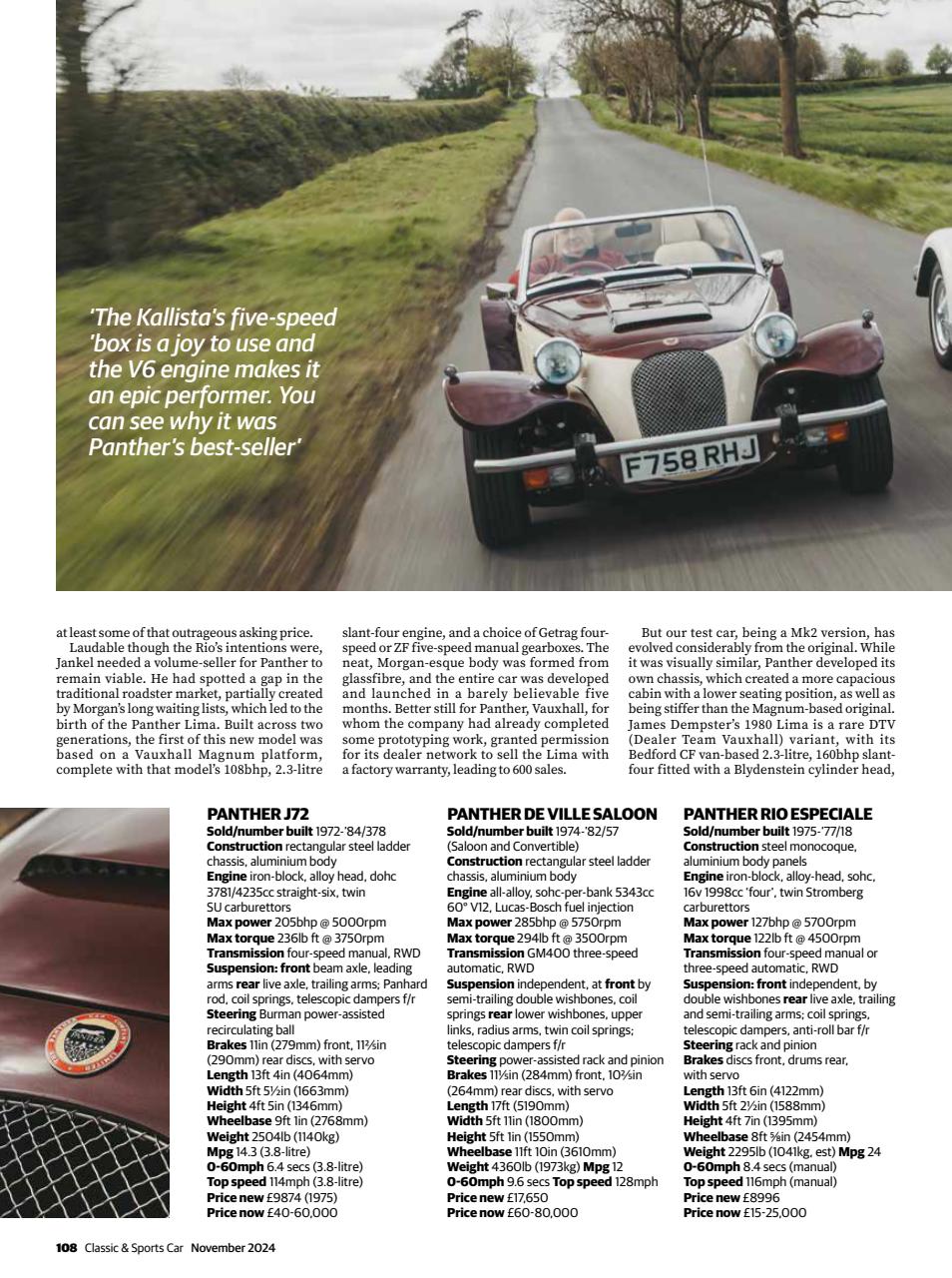 Classic & Sports Car Preview Pages