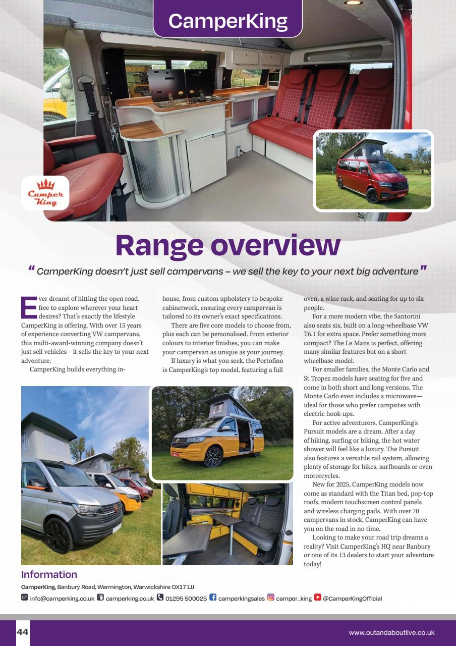 What Motorhome magazine Preview Pages