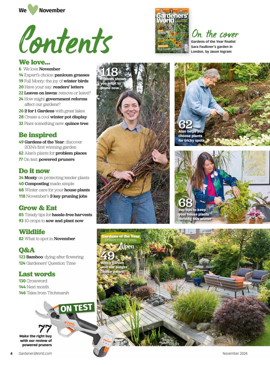 BBC Gardeners’ World Magazine Preview Pages