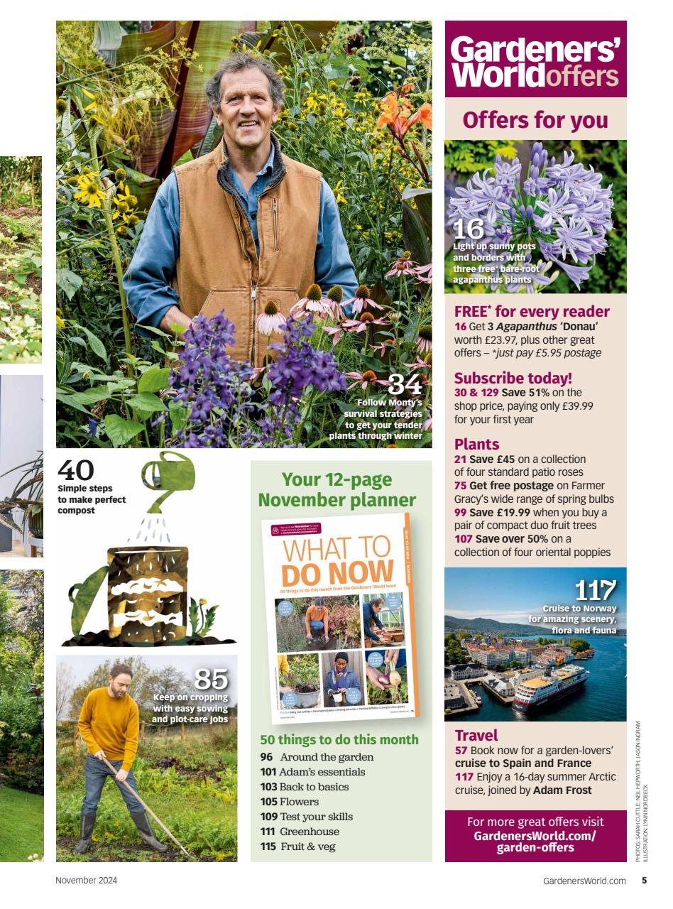 BBC Gardeners’ World Magazine Preview Pages