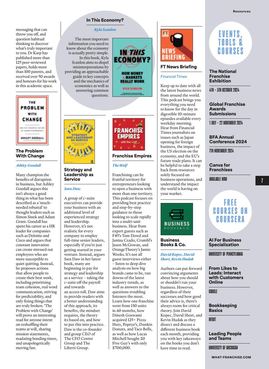 What Franchise Preview Pages