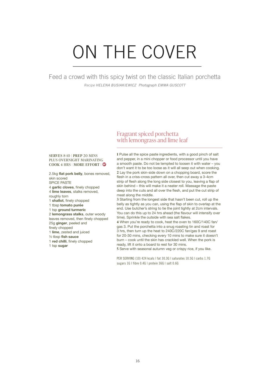 Olive Magazine Preview Pages