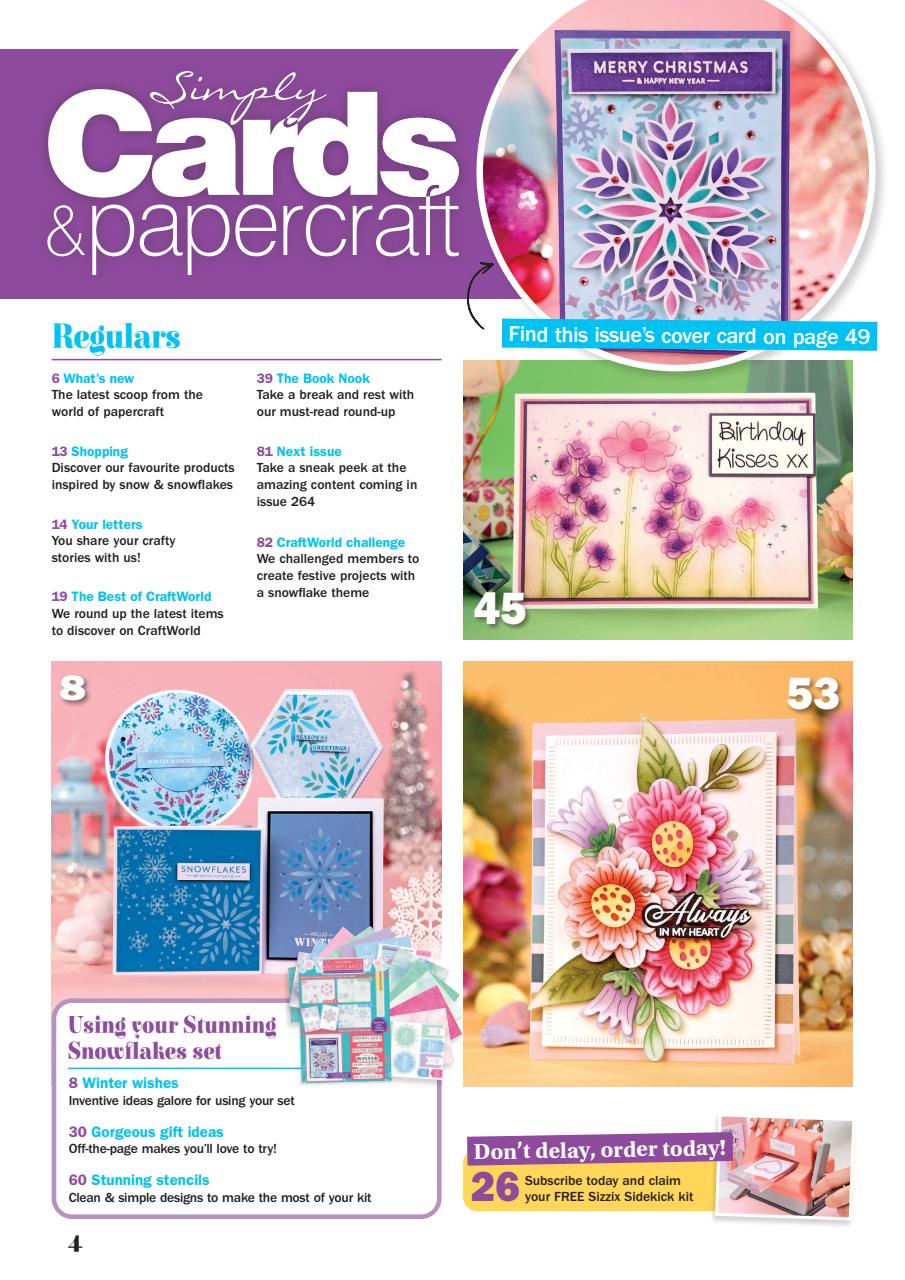 Simply Cards & Papercraft Preview Pages