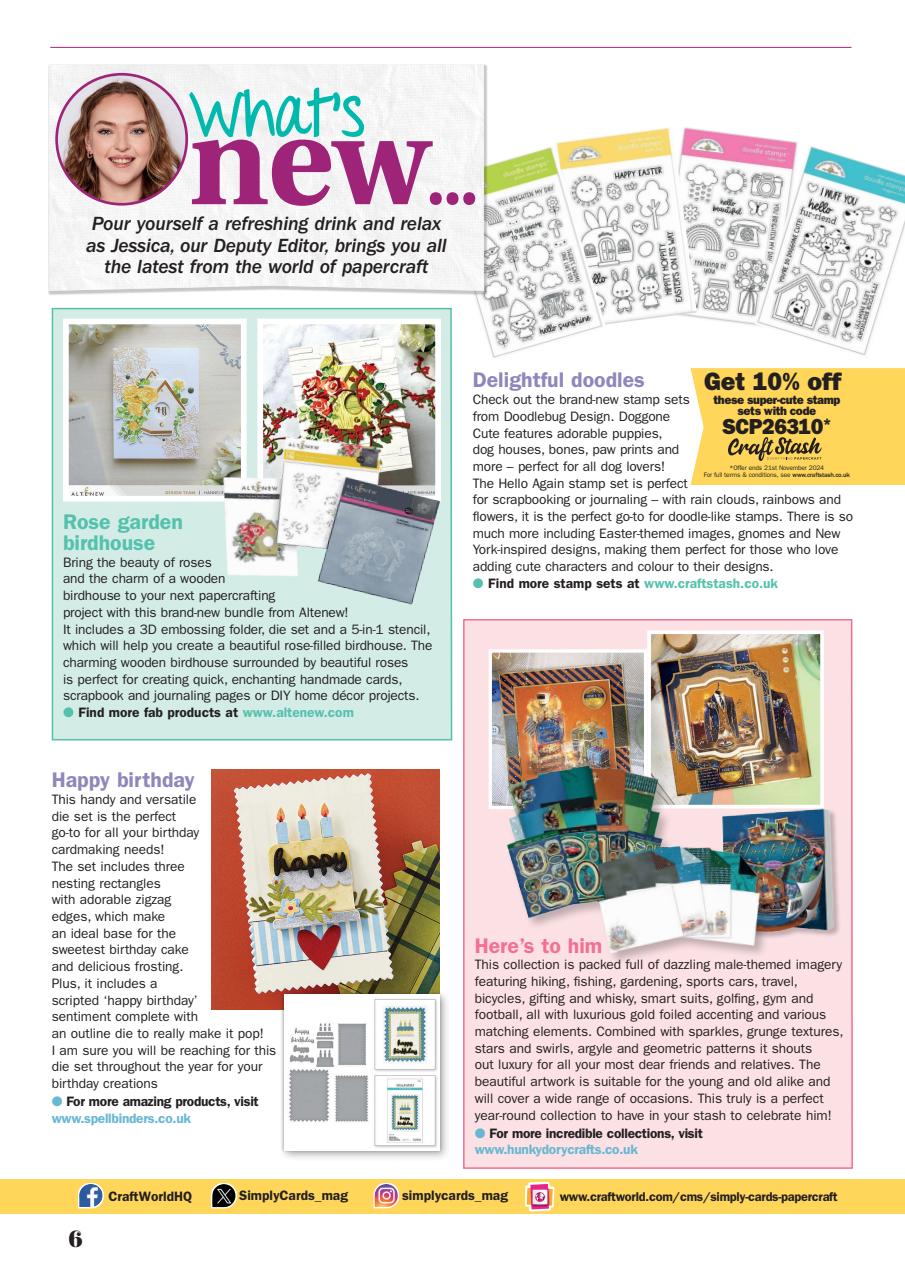 Simply Cards & Papercraft Preview Pages