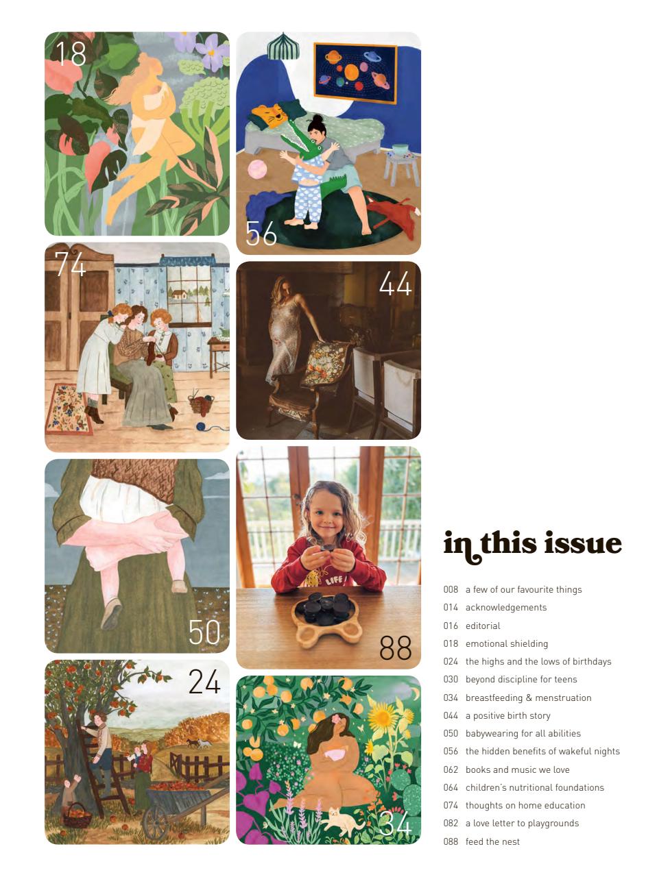 The Natural Parent Magazine Preview Pages