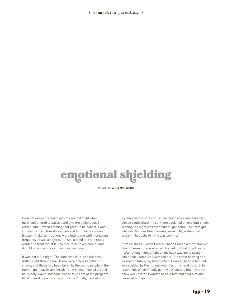 The Natural Parent Magazine Preview Pages