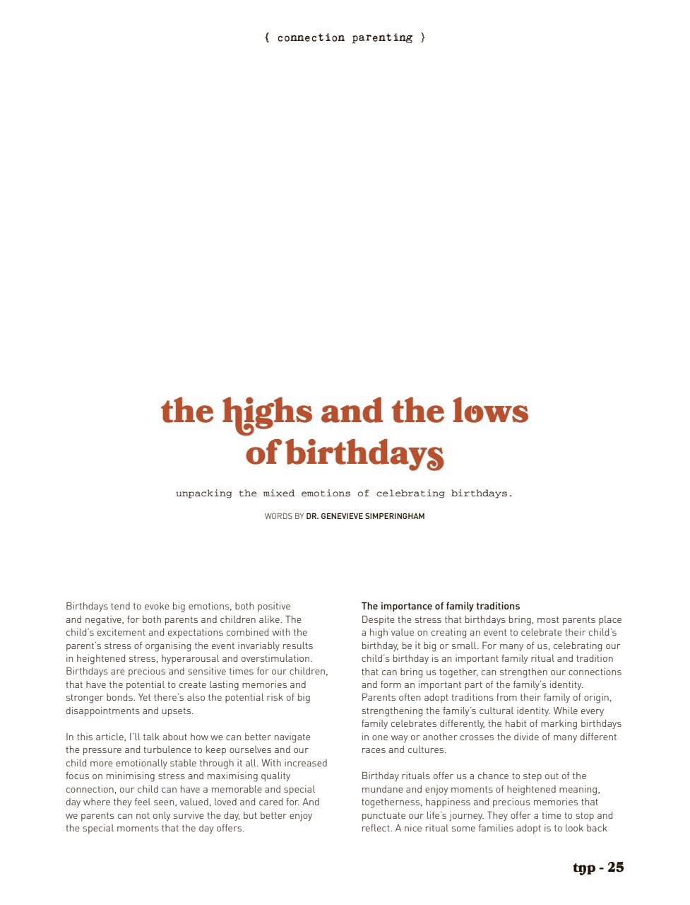 The Natural Parent Magazine Preview Pages