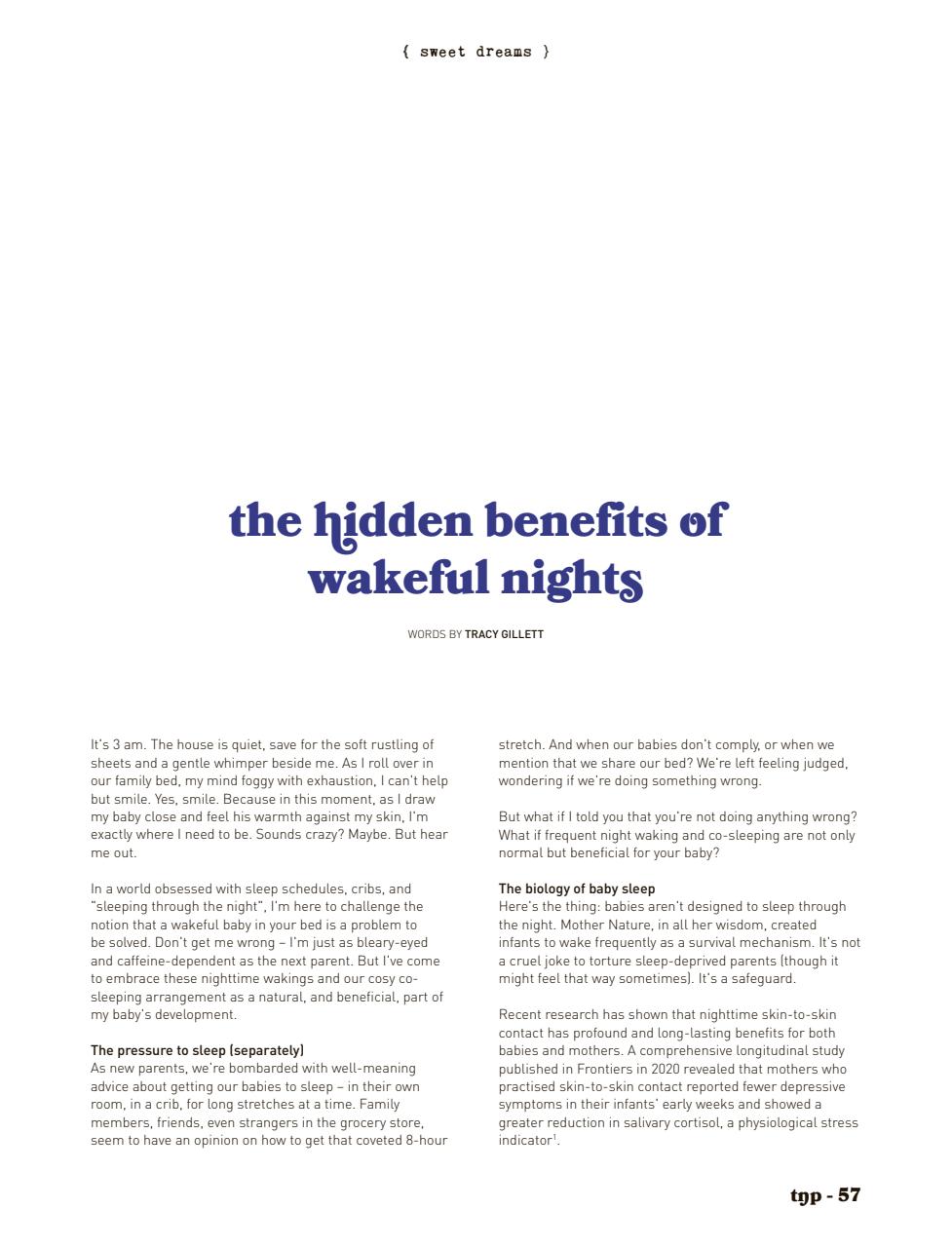 The Natural Parent Magazine Preview Pages